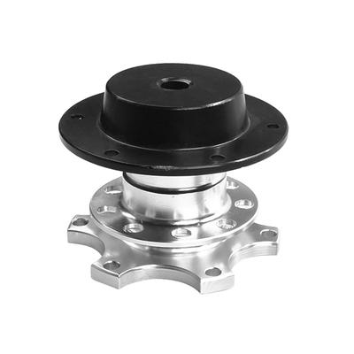 6-Bolt Universal Steering Wheel Quick Release Hub Adapter Aluminum Alloy Steering Wheel Removal Tool