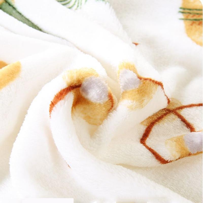 Printed Christmas Blanket Christmas Decorative Blanket Little Soft Blanket Warm Cover For Winter 130x170cm