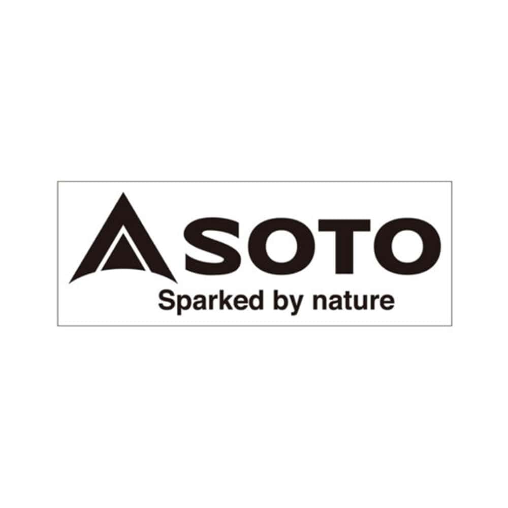 

SOTO Logo Seal Sticker SOTO Cutting Sticker M x Black (17 5.6cm) ST-SMBK