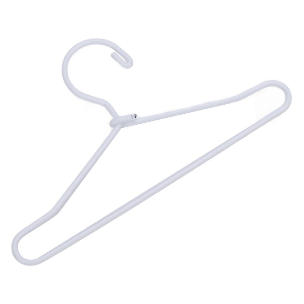 20pcs 65mm Size Miniature Wire Hangers Small Size Doll Dress Hangers  Garment Organizer