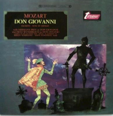 LP Record HANS ZANOTELLI BERLIN SYMPHONY HE Mozart Don Giovanni Excerpts TV34030S TURNABOUT US Classical Used