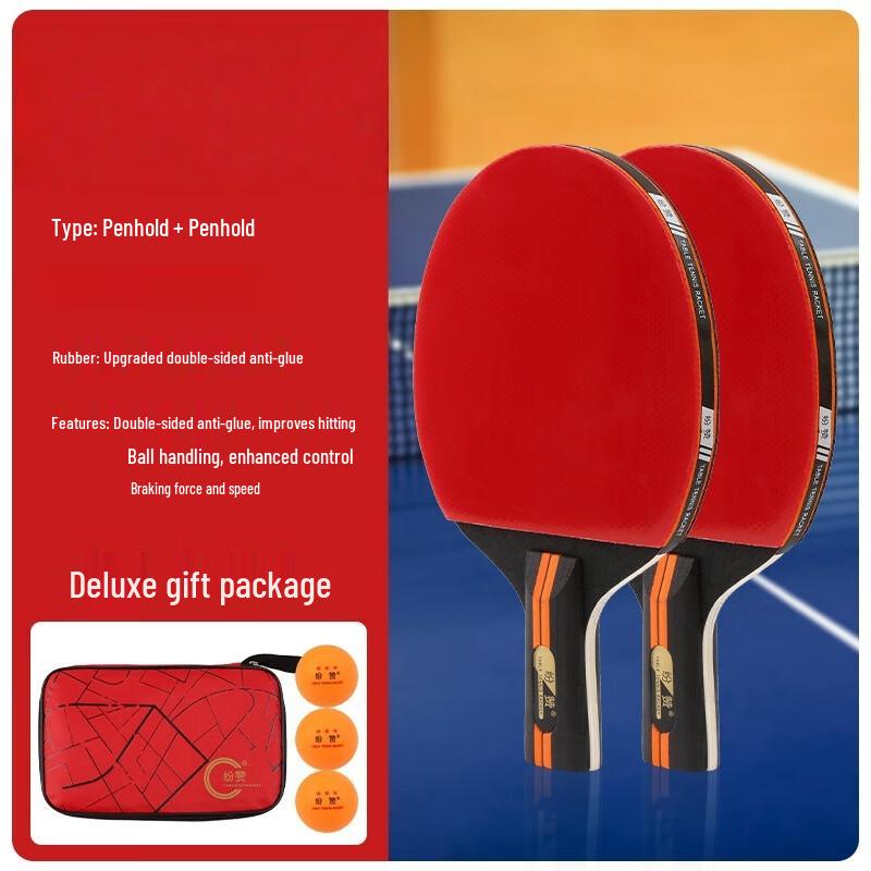 WEZHO Table Tennis Racket Set
