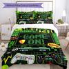 3pcs Game Controller Bedding Set Duvet Cover Closure Includes 1 Duvet Cover & 2 Pillowcases, Soft and Comfortable for All Seasons.
