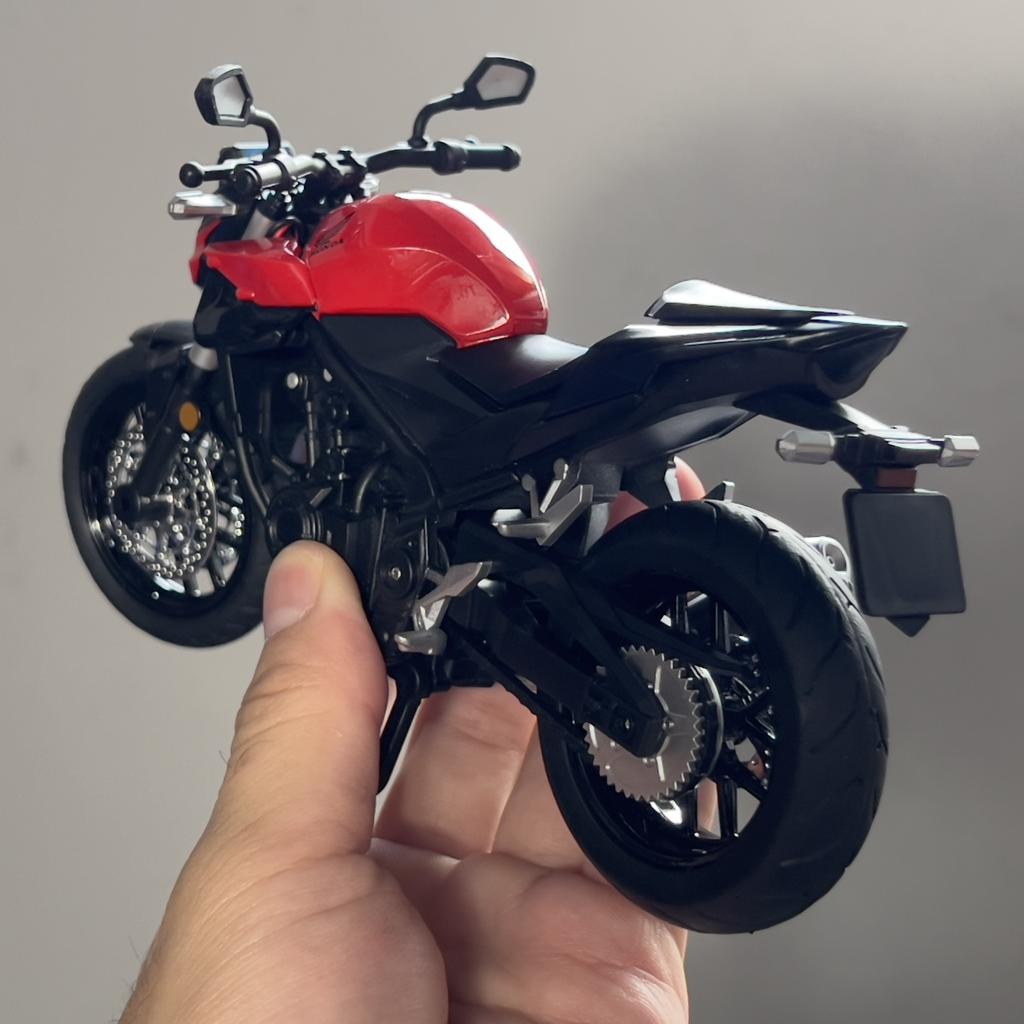 1:12 אופנועי הונדה CB400F דגם צעצוע סגסוגת יציקת לחץ דגמים סימולציה אוסף אופנועים קישוט צעצועים לבנים מתנות