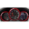 For Porsche Cayman Macan Boxster 718 987 981 Car Accessories Dashboard Gauge Trim Ring Sports Red Style