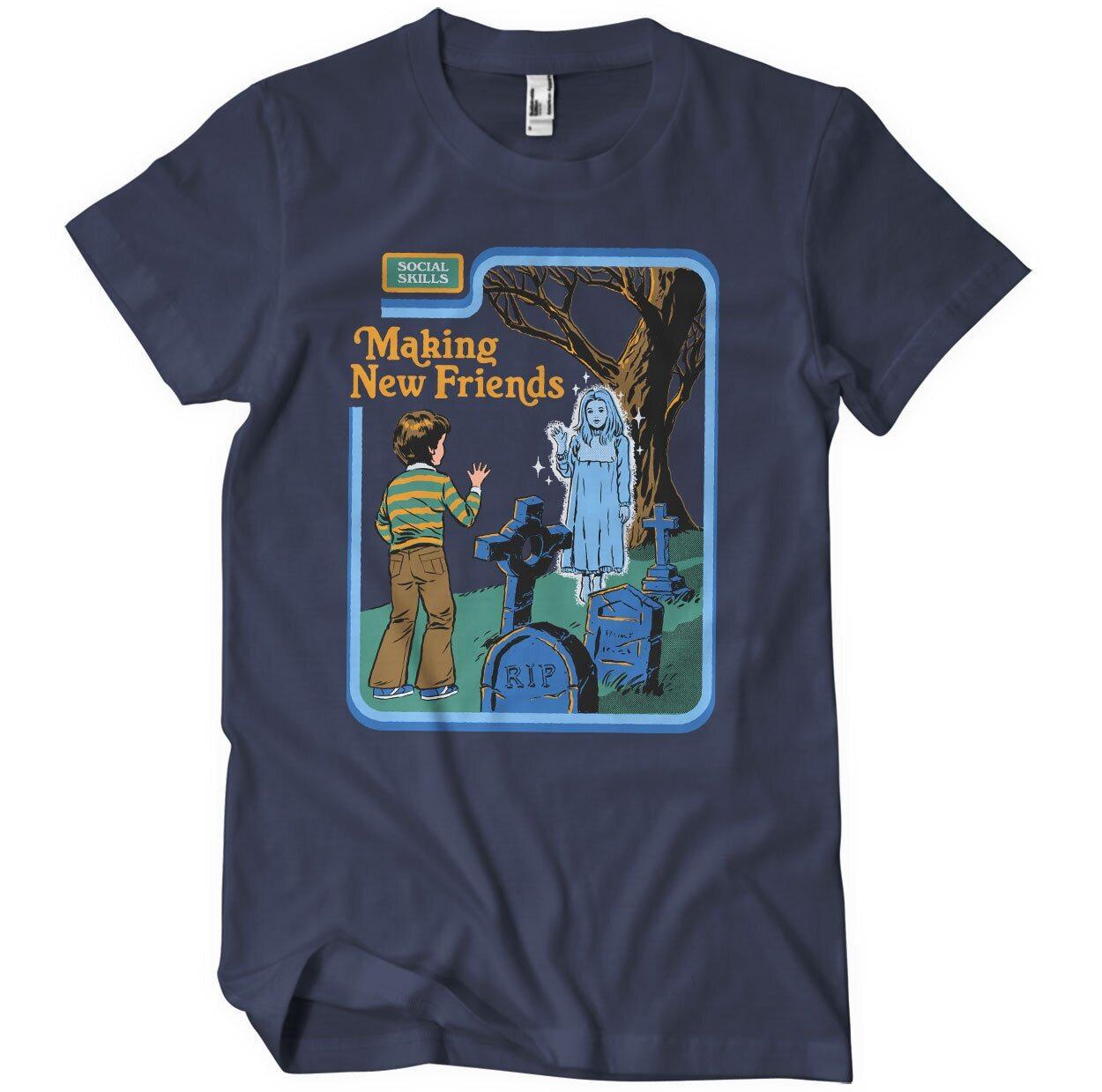Officially Licensed Steven Rhodes Making New Friends Men S T-Shirt S-XXL S