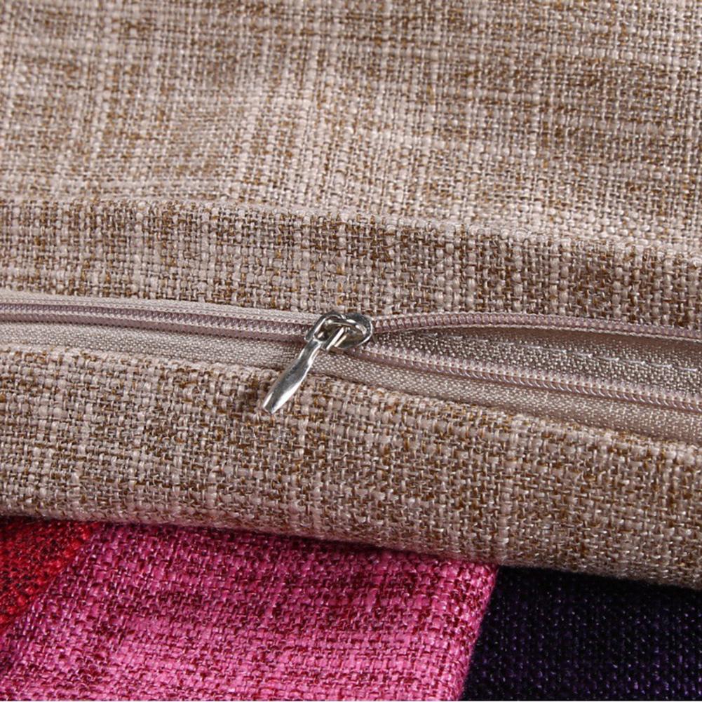 Solid Color Throw Pillow Cover 45x45cm Polyester Pillowcase Car Sofa Home Waist Cushion Cover Decoration Pillows Case