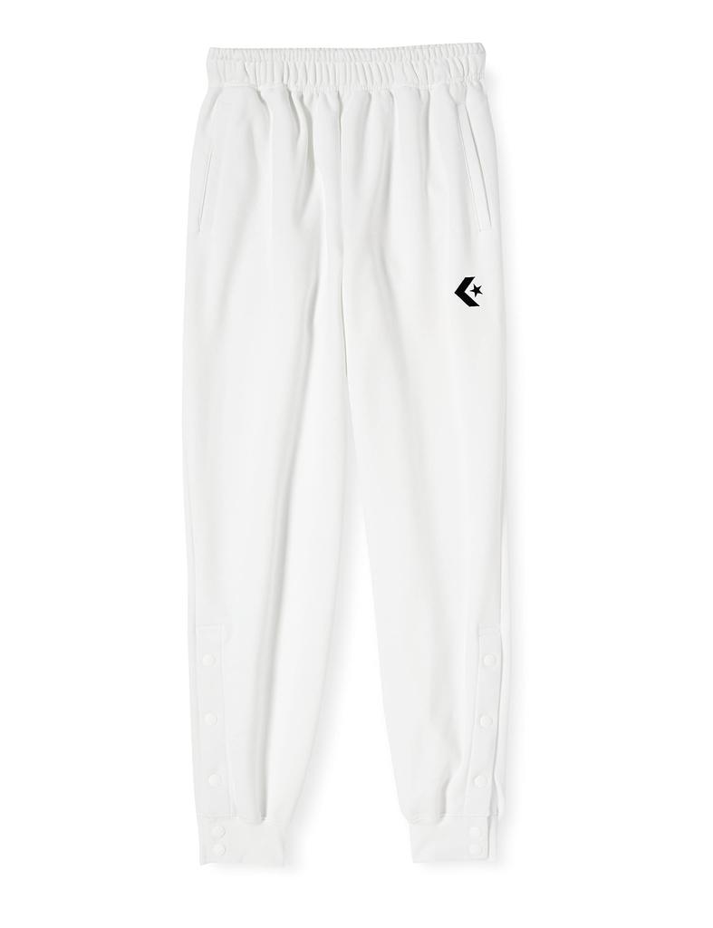 Converse Basketball Pants CB141204 White Japanese S To Japanese Size (Buttoned Hem) Men's (equivalent S)