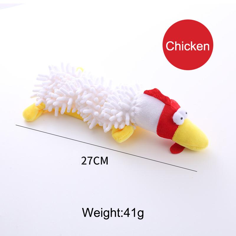 Squeaky Plush Chew Toy For Pets, Teeth Cleaning And Chewing Dog Toy Pet Supplies