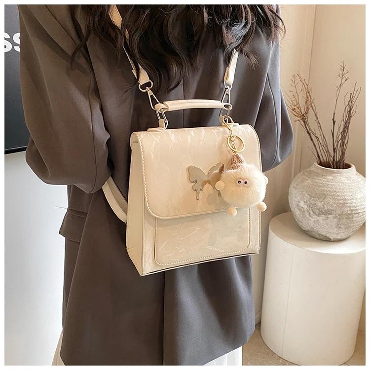 Rucsacuri de designer de lux, modă nouă, pentru femei, rucsacuri mini dulci și versatile cu fluturi, genți de umăr la modă pentru femei