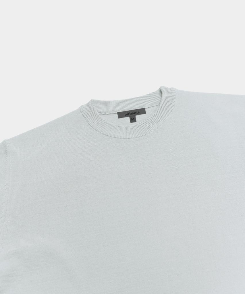BIRBANTE Cool Mellow Crewneck Knit - Light Gray