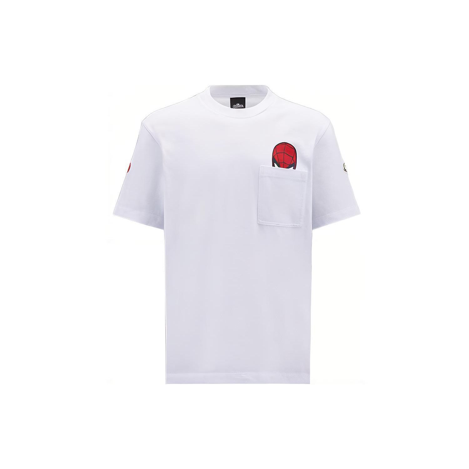 Moncler Spider-Man Pattern Solid Color Round