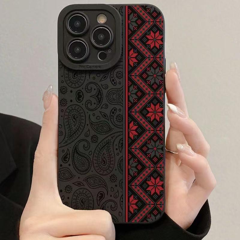 

Cross Totem Apple Phone Case for 16/14/13/12/11/XS Models with Precise Cutouts and Soft Design 8 Plus