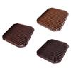 Wood Beaded Seat Cover Pad Multipurpose 41cmx41cm Seat Cushion Car Interior Accessory for SUV Cars Truck Sedan Office Chair