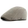 Autumn Winter Velvet Thick Warm Cap Men's Corduroy Beret British Retro Forward Cap Painter Cap