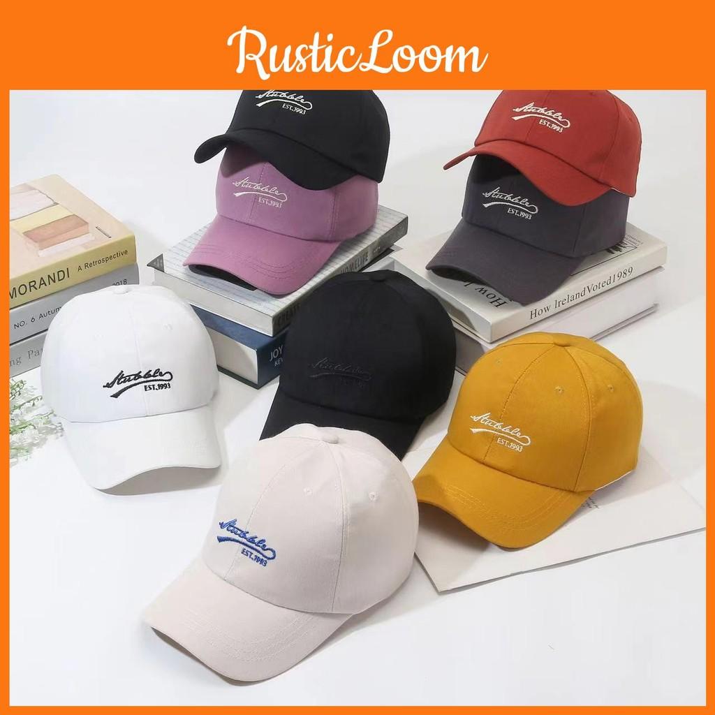 Cotton Embroidery Alphabet Baseball Cap Outdoor Breathable Hat Gifts Sunhat