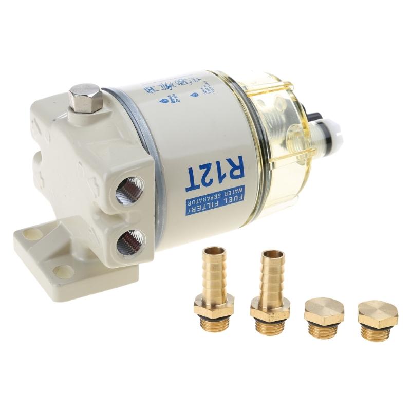 R12T Kraftstoff-/Wasserabscheiderfilter Motor Marine SPIN-ON R12T Filter Ersetzt S3240 120AT NPT ZG1/4-19 Komplette Baugruppe