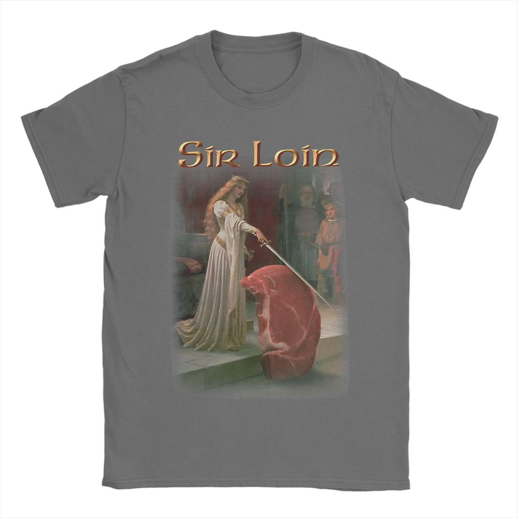 Sir Loin Steak TShirt Summer Fashion TShirts Unisexs Cotton O Neck Plus Size 5XL Clothing Short Sleeve Y2K Basic Tops