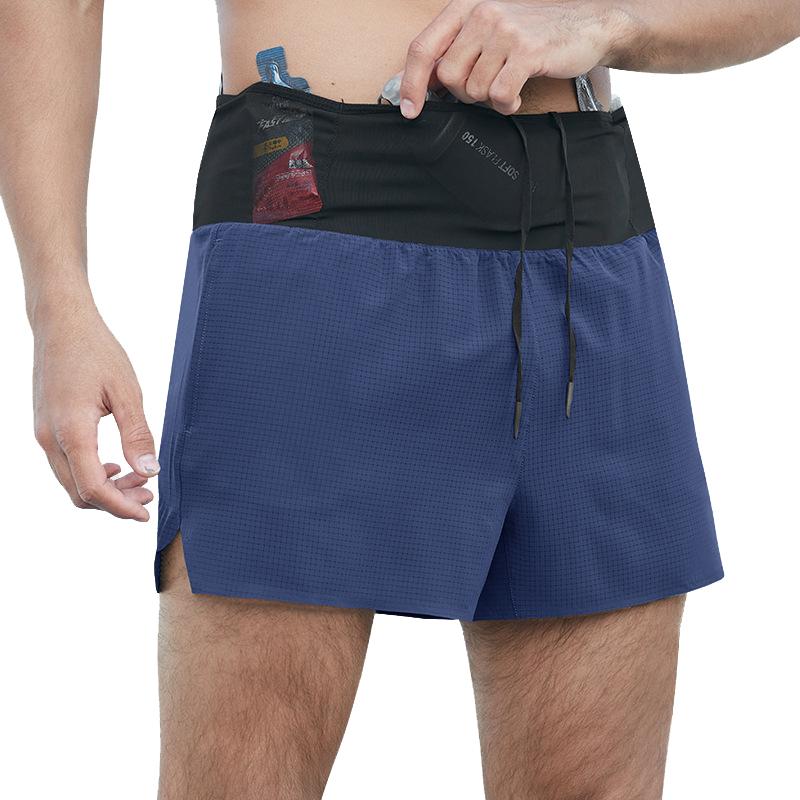 RANE SPORTS Pantaloncini Sportivi Uomo – Shorts Da Corsa E Palestra Con Tasche Con Cerniera E Passante Asciugamano, Leggeri E Traspiranti