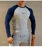 Men's Quick-Dry Long-Sleeve Fitness Tops - Elastic, Breathable, Warm Base Layer