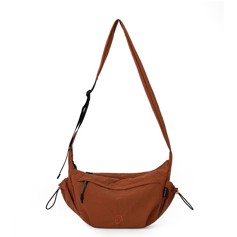 Fashion Cloth Bag Student Class Satchel Messenger Bag Large Capacity Shoulder Bag Japanese Outing Dumpling Bag