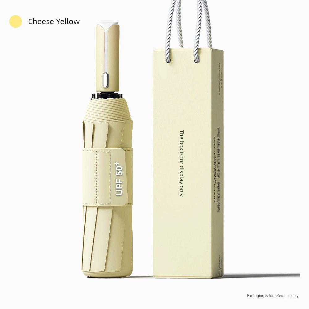 130cm Automatic Umbrella, Enlarged and Thickened, Foldable, Wind-Resistant, Extra-Large Umbrella for Men and Women, Upf50+, Dual-Use for Sun and Rain