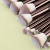 11-Piece Makeup Brush Set - Powder, Blush, Contour, Foundation, Eyeshadow Brushes
