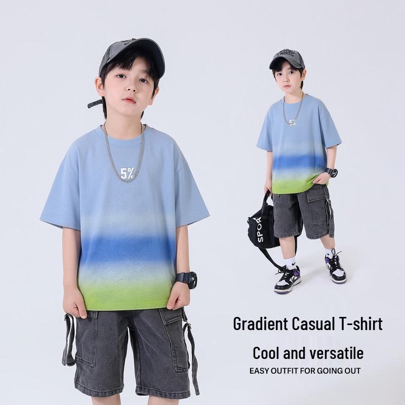 YOYO Tale Boys' Summer Cotton Short Sleeve T-Shirt