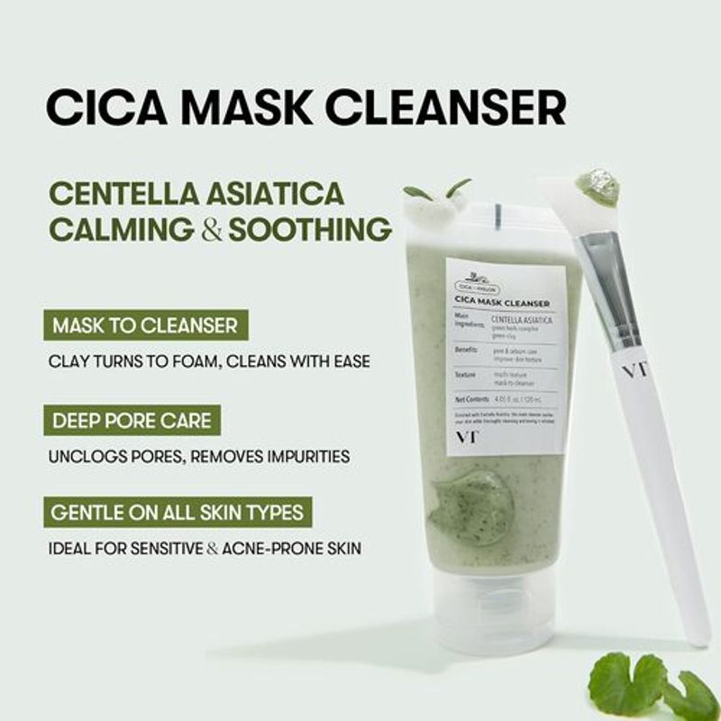[VT Cosmetics] Cica Mask Cleanser 120ml