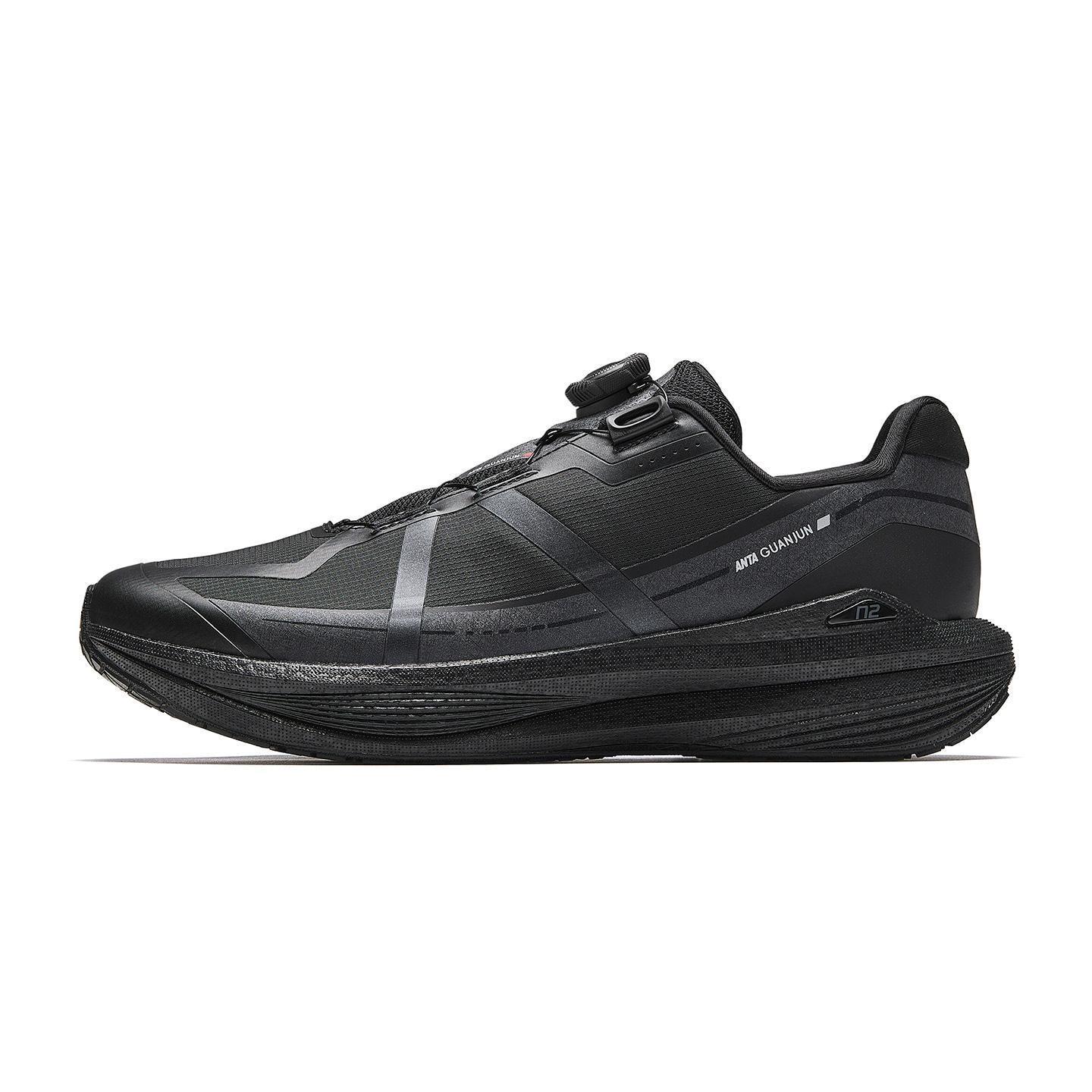 

Anta Textile, Rubber Low top Running Shoes Men s Basic Black 112615537A-1 42