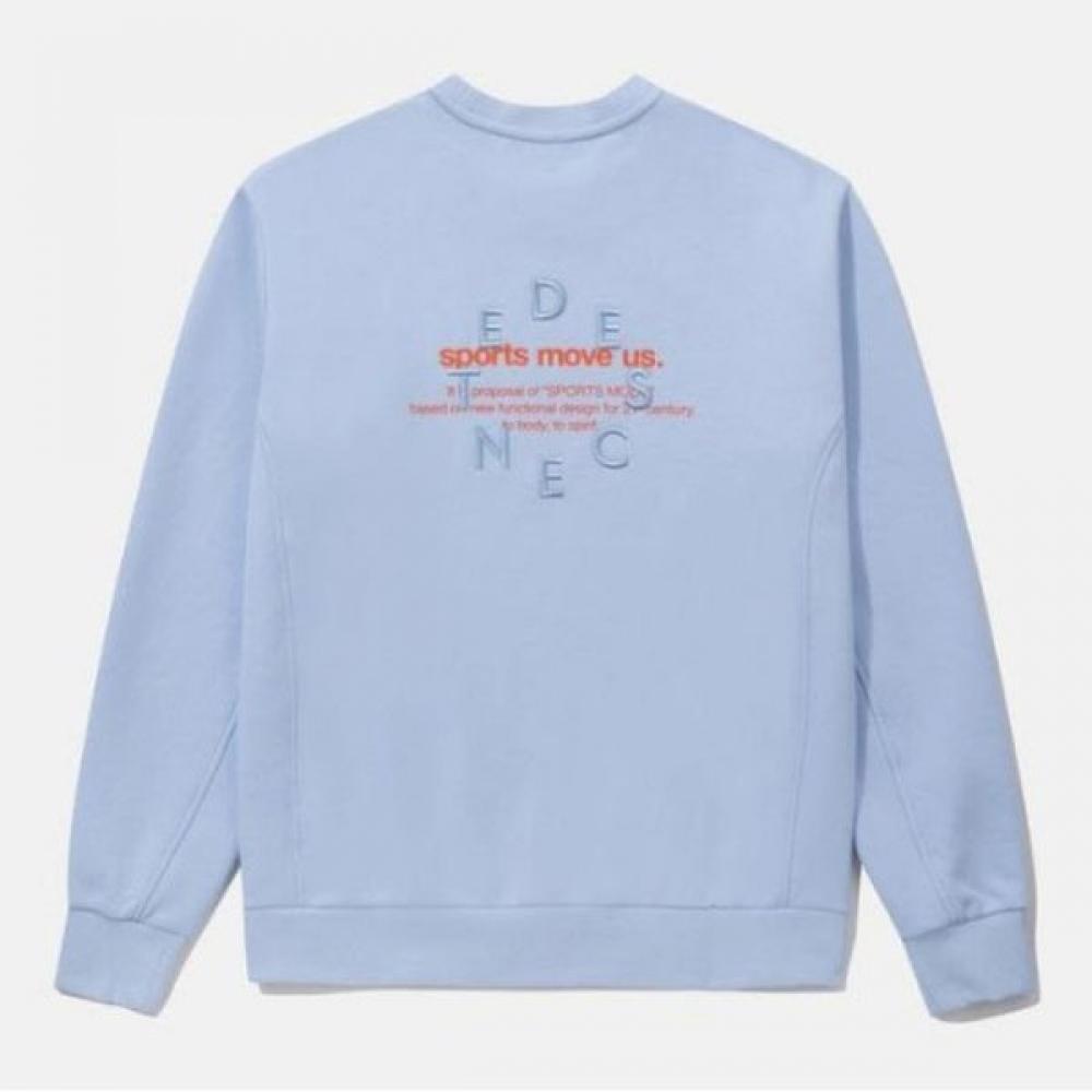 

Футболка с длинным рукавом Descente Cqk Sq123uht21 Sky Back Graphic Heavy 100