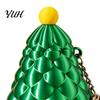 Holiday Tree Decor Retractable Christmas Longsword Toy, 3D Printed Xmas Stress Relief Keychain Pendant Keychain, Mini Fidget Toy for Backpack Charm