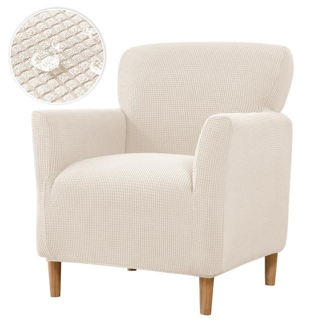 

Водонепроницаемый жаккардовый маленький одиночный чехол для дивана, эластичный чехол на кресло для гостиной, защита от грязи, защита для стула, 100% водонепроницаемый 1 Piece