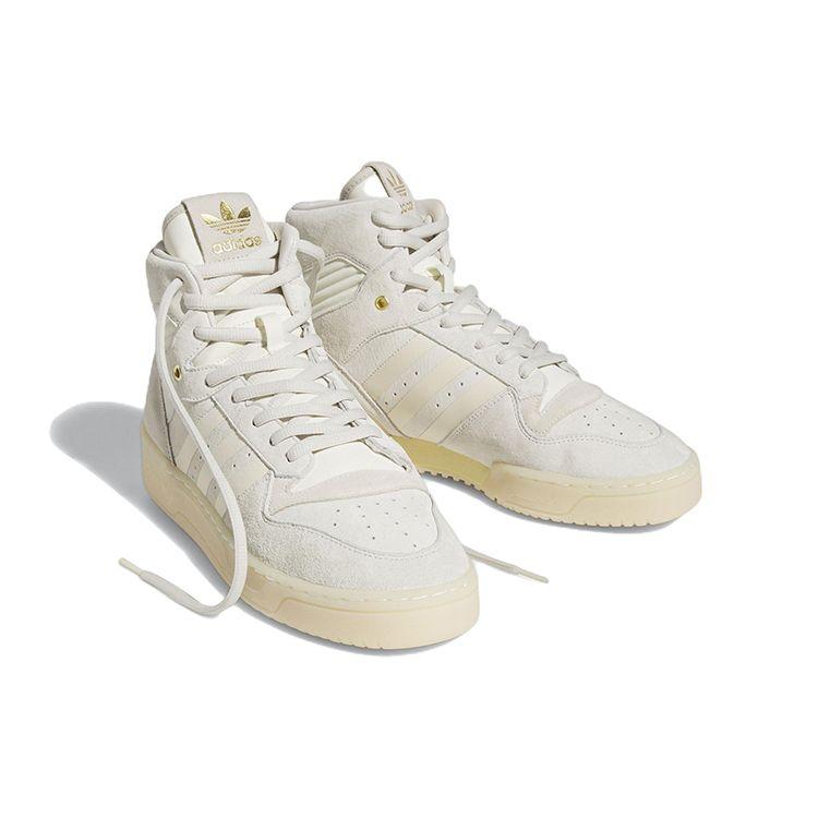 Adidas Rivalry High Off White Cream Unisex Sneakers Cream-White Easy-Yellow FZ6324