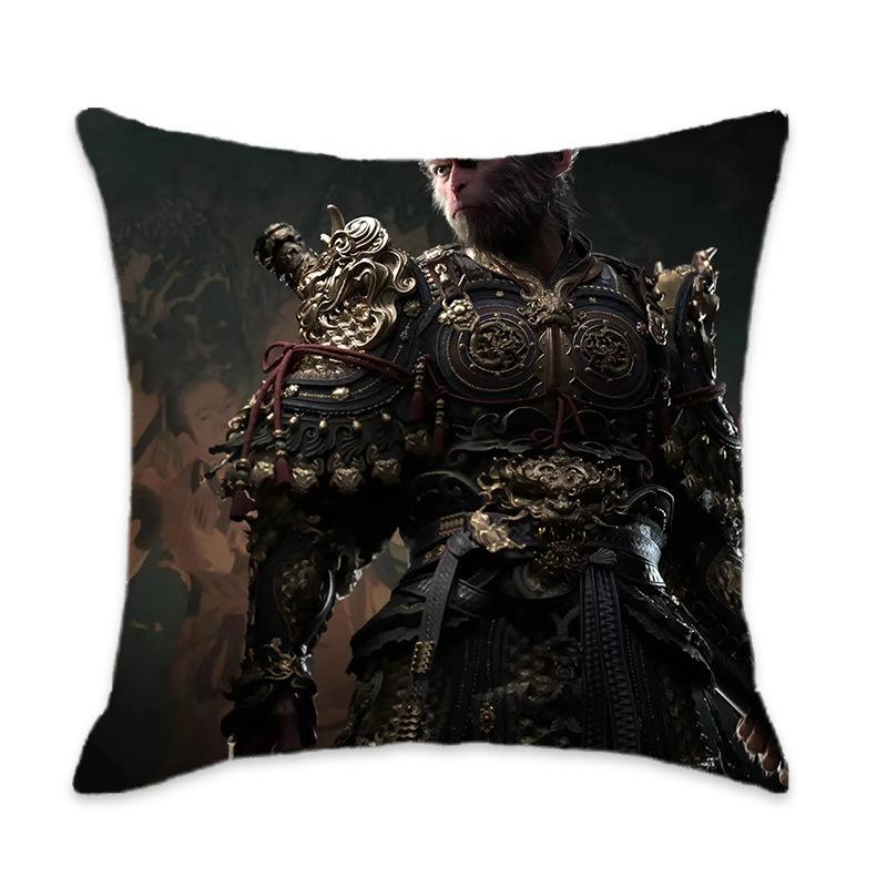 Kissen der New Black Myth Wukong Serie Bequem und weich Auto Zuhause Schlafzimmer Nachttischkissen Kissen