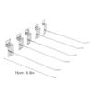 50 PCS Silver Slat Wall Hook Single Wire Design Slat Wall Hanging Hook  Hanging Display