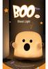Ghost Night Light: Cute Tap & Timer Bedside Sleep Companion with Charging Atmosphere, Perfect for Fun Pranks & Gifts.
