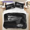 Biancheria da letto con vibrante arte calcistica di Neymar Jr (1 * copripiumino + 2 * federa, senza nucleo) Set Lenzuola Regalo di Compleanno di Natale Piatto 2D