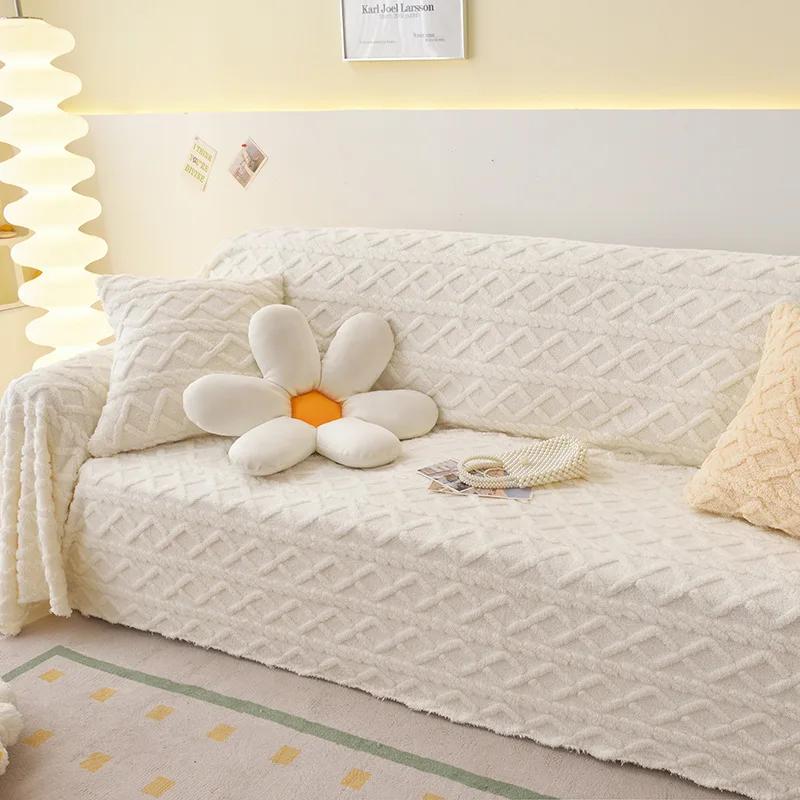 Скандинавское одеяло с кисточками — фото 4