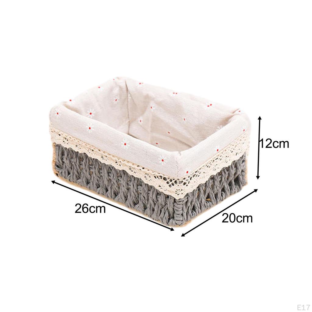 Desk Storage Basket Cabinet Organizer/ Multifunctional Rectangular Bin/ Toys Clothes