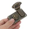 2Pcs Vintage Box Lock Suitcase Latch Brass Clasp Padlock Furniture Hardware Wooden Trunk Hasp Locker Closure Fastener