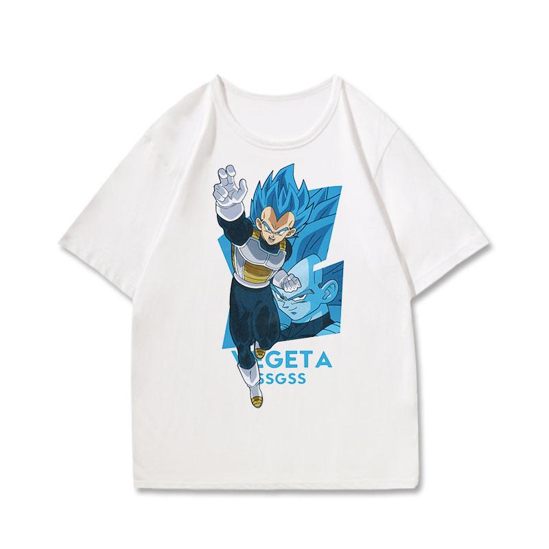 Dragon Ball Joint Shortsleeved Tshirt Mens and Womens Dragon Ball Super Clothes Pure Cotton Tshirt Comfortable and Casual