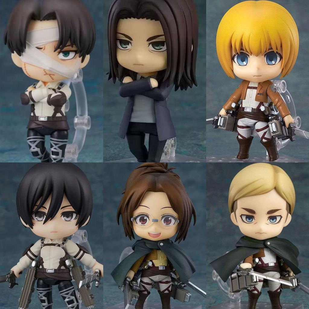 Chibi Nendoroid Attack On Titan: Eren, Hanji, and Mikasa Figures (Final Season)