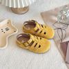 Sommer Neue Kinder Sandalen für Mädchen Rutschfeste Sohle Kleinkind Römische Strandschuhe mit Pastellfarben Prinzessin Elegant Gartenschuhe