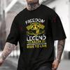 Freedom Riders Motorcycle T-Shirt Moto Cotton Cute Men Clothes Plain Summer Casual Short Sleeve Round Neck T Shirts