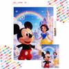Diamond Art Painting Kit Mickey Snow White Fairytale Castle Home Wall Decor Handmade Gift