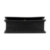 Prada Cartera Porta Tarjetas de Cuero Saffiano con Cadena Cartera para Mujer Negra 1MR017_QWA_F0002