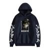 Felpa con cappuccio e stampa anime Black Clover Maglione in pile Felpa con cappuccio anime