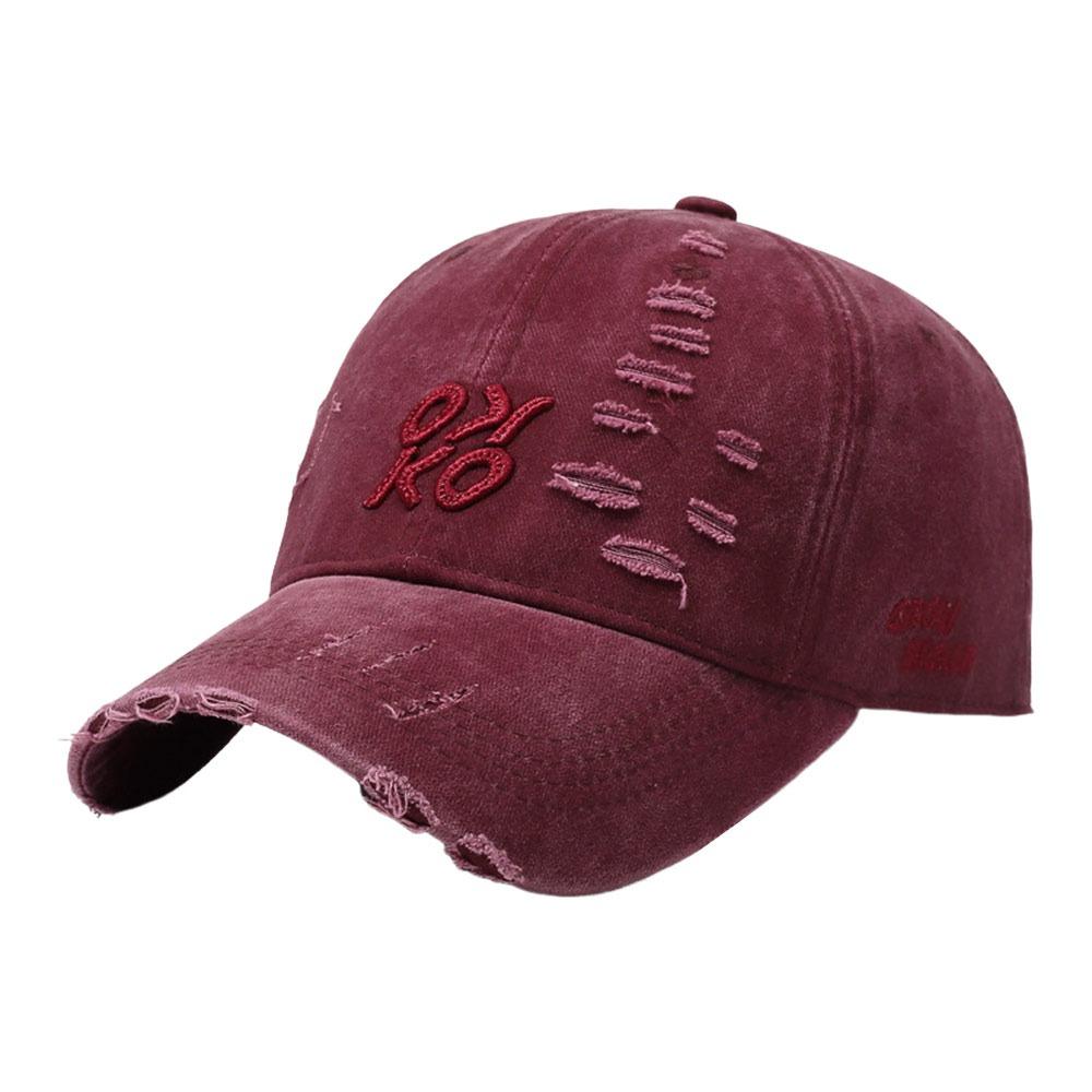 Cotton Baseball Cap Breathable Snapback Hat Casual Visor for Men Women