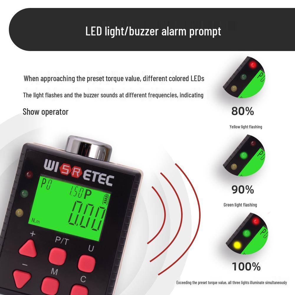 High-Precision Digital Torque Wrench Tester 0.1-340NM